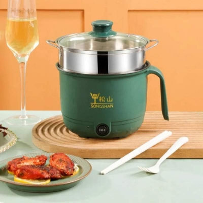 Picture of Multi Functional Electric Rice Cooker Oven 1.8L Green Colour 600Watt-Green