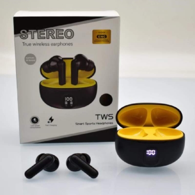 Picture of Stereo TWS True Wireless Earphones (Smart Sports Headphones-Black