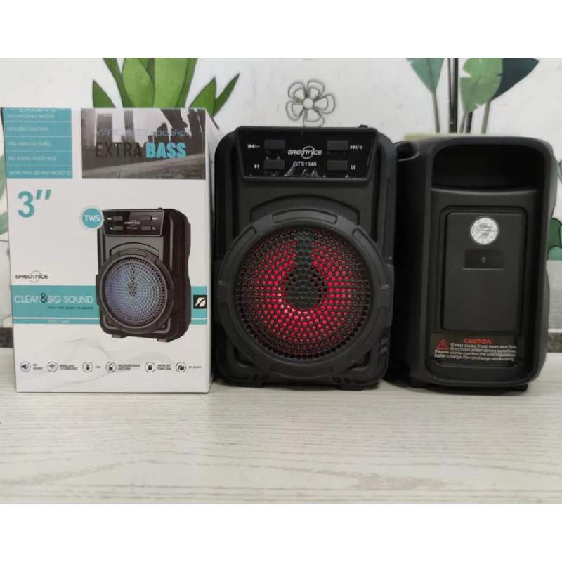 Picture of GTS 1346 Wireless Bluetooth Rechargeable Speaker EXTRA BASS Bluetooth speaker Portable Speaker smart speaker