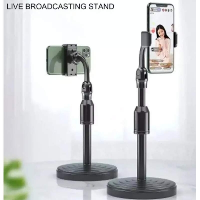 Picture of Height adjustable Mobile Phone Stand Tripod-Black
