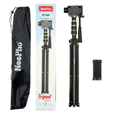 Picture of Neepho 2688 Tripod for Camera or Mobile 6Feet-Black