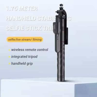 Picture of Premium Handheld Stabilizing K28 SELFIE STICK TRIPOD (5 Foot) 360 degrees Rotation with remote-Black