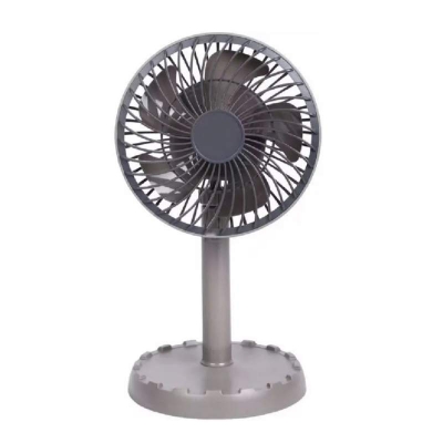 Picture of JY SUPER  2218 professional rechargeable portable mini table fan strong wind left to right oscillating angle 45 degrees AC/ DC-Multicolor