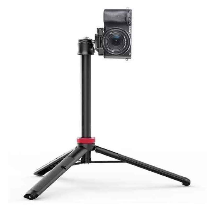 Picture of ULANZI MT-44 Extendable Phone Tripod, 44" Selfie Stick Phone Tripod Stand with 2 in 1 Phone Clip, 360° Ball Head Camera Tripod for iPhone Sony Canon GoPro, Lightweight for Travel-Black
