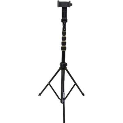 Picture of Plokama PK-998 Photograph Tripod & Selfie Stick Multiple Device Usage Height Adjut Stable and Linshakable with Remote (200CM)-Black