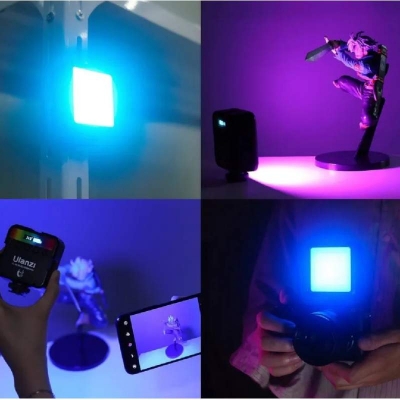 Picture of Ulanzi VL49 RGB LED Fill Light Mini Portable Multi-Function 2500K-9000K Pocket Camera Fill Light Live Photography Lighting-Ulanzi VL49 RGB