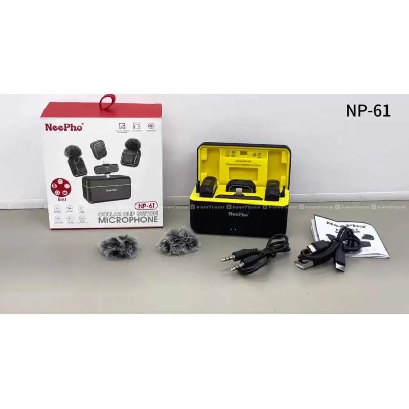 Picture of NeePho - NP 57 Wireless Microphone-Black