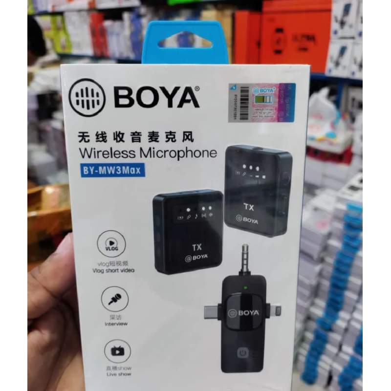 Picture of BOYA BY-MW3 Max Wireless Microphone-Black