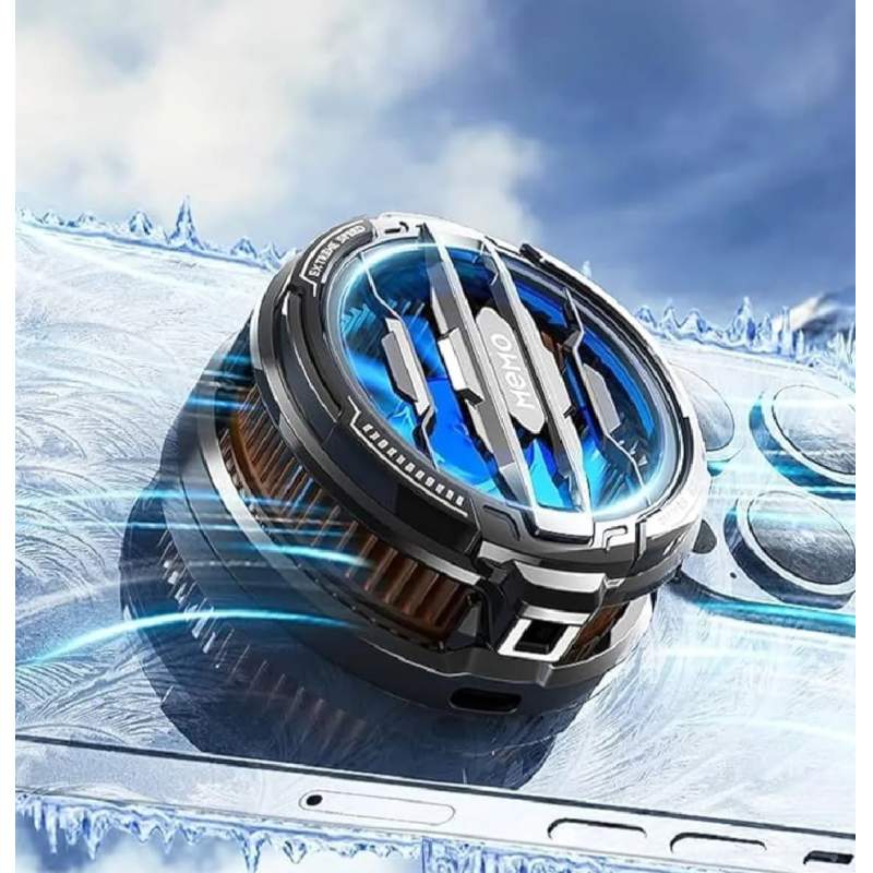 Picture of MEMO CX07 Magnetic Universal Mobile Phone Cooler Semiconductor Cooling Back Clip Phone Radiator for Phone-Black