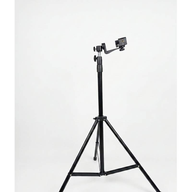 Picture of 7 Feet Tripod Stand with Mobile Mount & 360° Rotation Head-Black