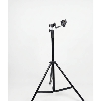 Picture of 7 Feet Tripod Stand with Mobile Mount & 360° Rotation Head-Black