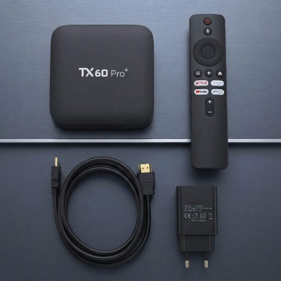 Picture of TX60 Pro+ Android TV Box (Android 16) – 14K Ultra HD Streaming Device-Black