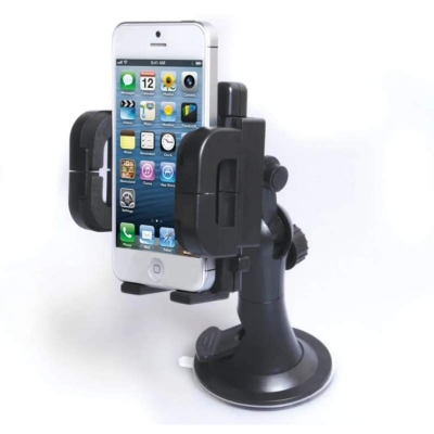 Picture of 360° Rotating In Car Suction Mobile Phone Holder Stand Windscreen Universal Super Strong Car Mount-Black