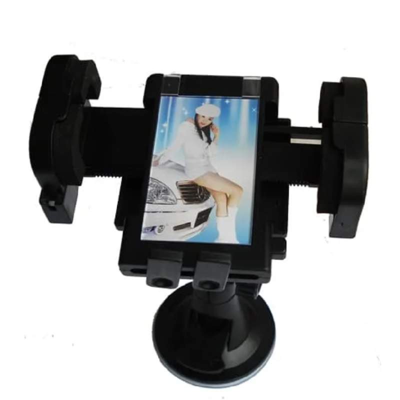 Picture of 360° Rotating In Car Suction Mobile Phone Holder Stand Windscreen Universal Super Strong Car Mount-Black