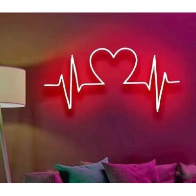 Picture of 5 Meter/16 feet RGB Neon Light with App & Remote Control Magic RGB Neon Strip Light(havy duty)-Multicolor