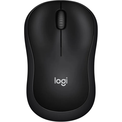 Picture of M220 Wireless Mouse, Silent Buttons, 2.4 GHz with USB Mini Receiver, 1000 DPI Optical Tracking, 18-Month Battery Life, Ambidextrous PC/Mac/Laptop - Charcoal Grey-Black