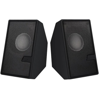 Picture of D7 Mini Speaker system, a portable USB 2.0-channel speaker designed for use with laptops, PCs, MP3 players and other devices-Black