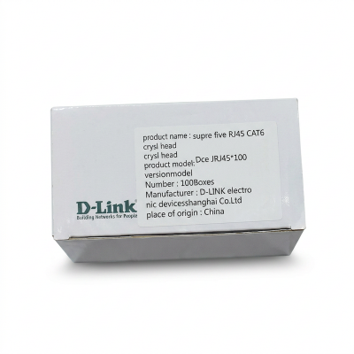 Picture of D-Link Cat 6 RJ45 connectors 50ps-White