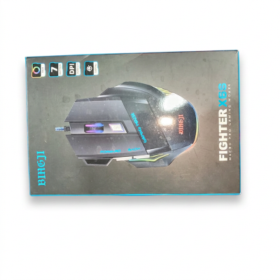 Picture of Biagji Fighter X6S Macro Pro Gaming Mouse. Key features include: -Multicolor
