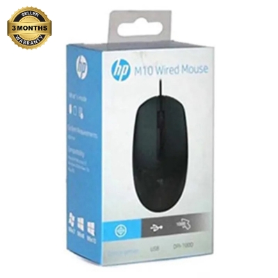 Picture of M10 Wired Optical USB Portable Ergonomic Design Mouse 5ps-Black