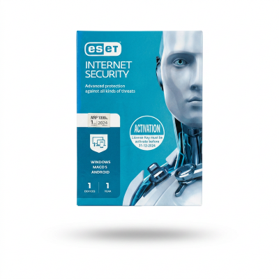 Picture of ESET Internet Security is a software suite providing protection against various online threats for Windows, macOS, and Android devices. Key features include: -Multicolor