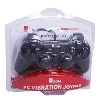 Picture of UCOM PC Dual Shock UCom Wired Game Controller Gaming Joypad Joystick USB Gamepad Joy stick Game pad Joy pad For Win7/ XP For PC Laptop-Multicolor
