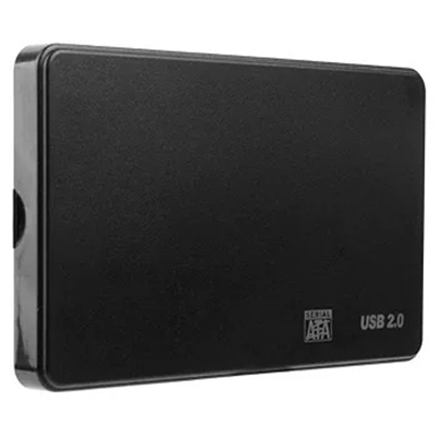 Picture of JMT 2.5-inch SATA to USB 2.0 External Hard Drive Enclosure. -Black-2TB