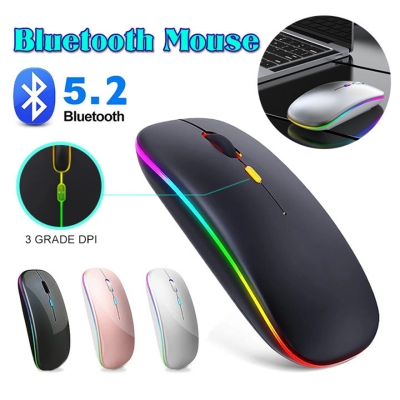Picture of ultra-thin wireless mouse. -Multicolor