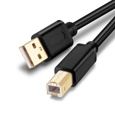 Picture of Printer Cable 5miter Tanbin 100Feet Hi-Speed USB 2.0 Type A Male to Type B Male Printer Scanner Cable for HP, Canon, Lexmark, Epson, Dell, Xerox, Samsung etc-Multicolor