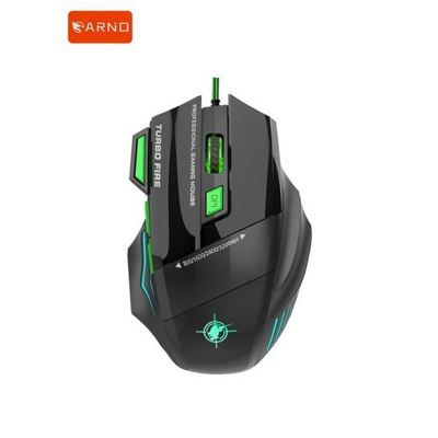 Picture of Gaming Mouse Wired Mouse Gamer Ergonomic Optical Mice For PC Laptop Games Quality 7 Buttons USB Computer Ms7-Multicolor