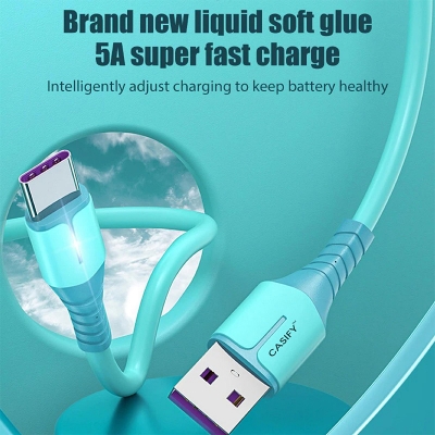 Picture of CASIFY CM01 Micro USB 2.4 Fast Charging Cable - 1M Support 5A-Purple