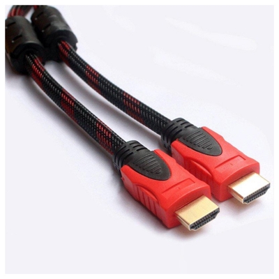 Picture of HDMI Cable Round Black+Red 5M-Black