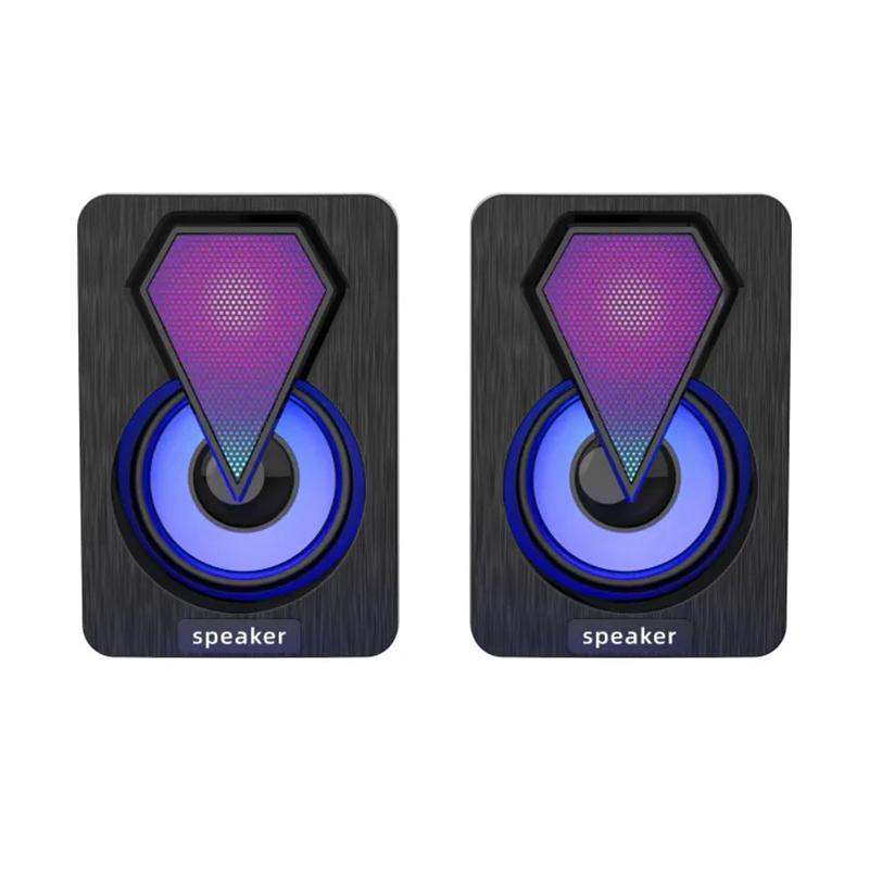 Picture of RGB desktop laptop, mobile phone, USB mini audio, office home subwoofer, video speaker