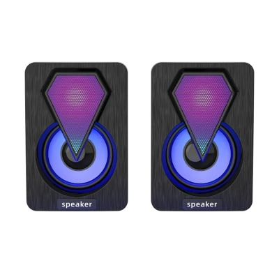 Picture of RGB desktop laptop, mobile phone, USB mini audio, office home subwoofer, video speaker