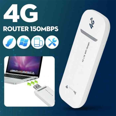 Picture of 3 in 1 4G LTE WiFi Modem with Wi-Fi HotSpot-White