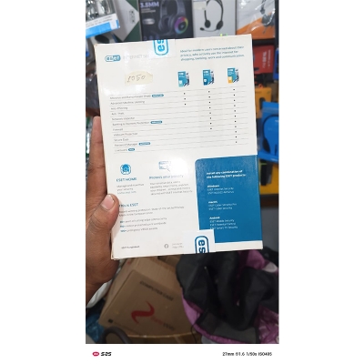 Picture of ESET Internet Security is a software suite providing protection against various online threats for Windows, macOS, and Android devices. Key features include: -Multicolor
