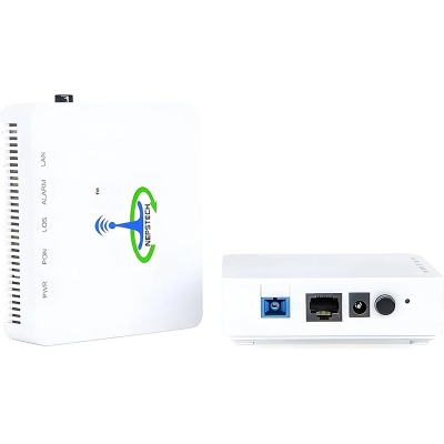Picture of DBC - E PON ONU (Optical Network Unit) with Voice | GPON + EPON | Fiber ONU | Auto Configuration & Detecting | 1GE ethernet Interface+1POT (Model NO.-XPON1GEV)-Multicolor