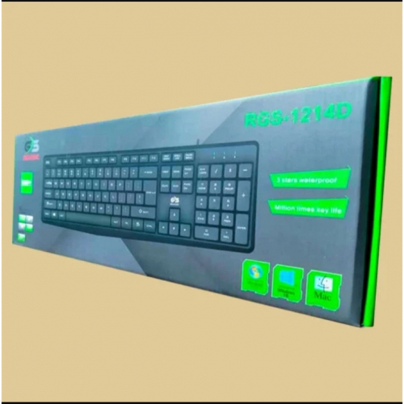 Picture of Gigasonic RGS-1214D Desktop Wired USB Keyboard-Black