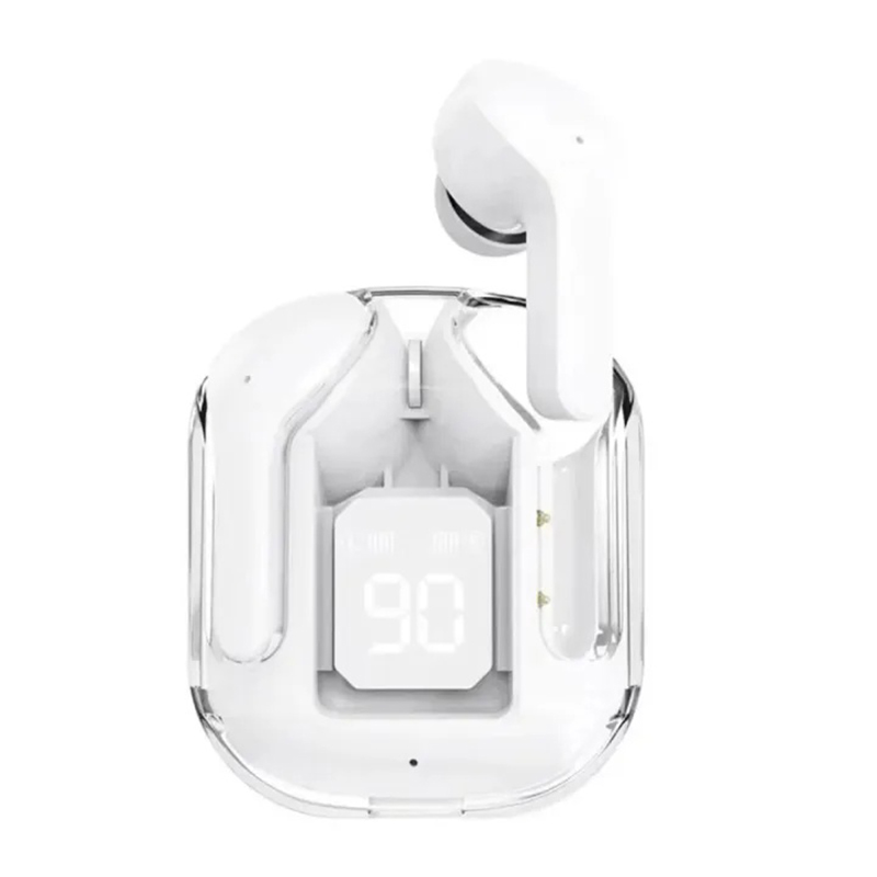 Picture of Ultrapods Max True Wireless Stereo (TWS) headphones, available in various colors like white, green, pink, blue, and black. -Multicolor