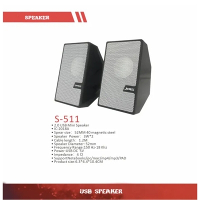 Picture of Jedel S-511 USB Mini Speaker.
