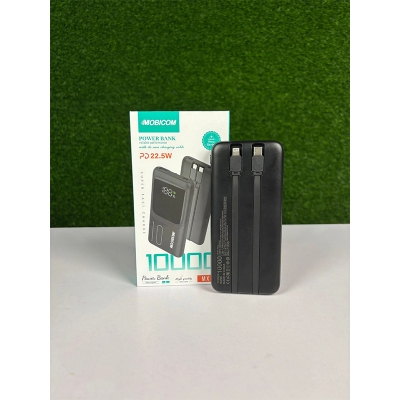 Picture of Mobicom Power Bank, model MX-11, with the following features-Black