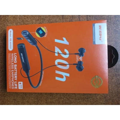 Picture of Regrsi NY-038 Neckband, a model of long battery life wireless earphones.-Multicolor