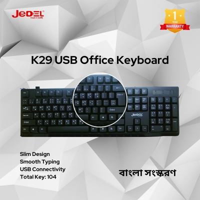 Picture of Jedel K29 USB keyboard-Black