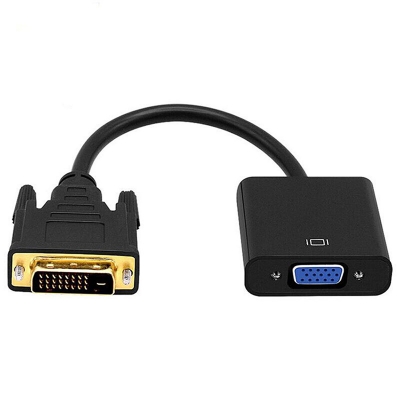 Picture of Abiha DVI-D (24+1) Male to VGA Active Female Converter Black-Black