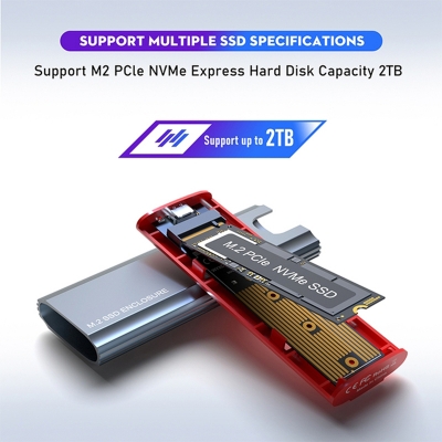Picture of M.2 NVMe SSD Enclosure, -6TB