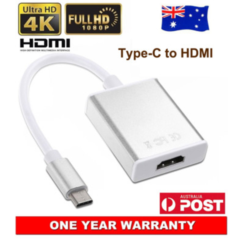 Picture of USB3.1 Type C to HDMI 1080P converter notebook external display Type-c to HDMI Adapter Cable-White