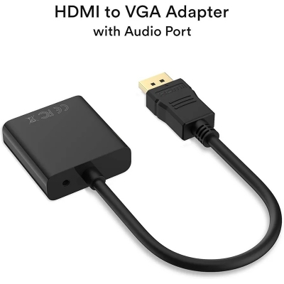 Picture of 2ps Hdmi to vga convater  Full hd 1080-Black