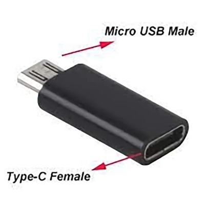 Picture of Micro USB To Type-C Charging Converter-Multicolor