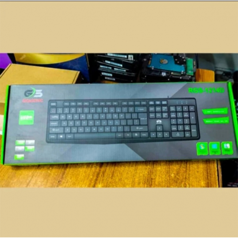 Picture of Gigasonic RGS-1214D Desktop Wired USB Keyboard-Black
