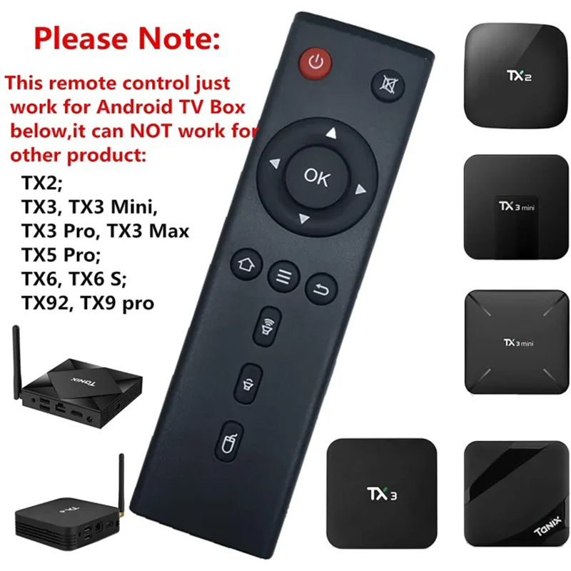 Picture of Remote, perfectly fit for TV box TX3 mini, X96 mini, X96Q, Mxq 4K, Mxq Pro, TX6, TX8, TX9S, TX5Max, TX5, TX3Mini, TX9Pro, TX92, TX95, MXQ 4K, MXQ